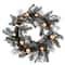 24&#x22; Halloween Wreath with Ball Ornaments